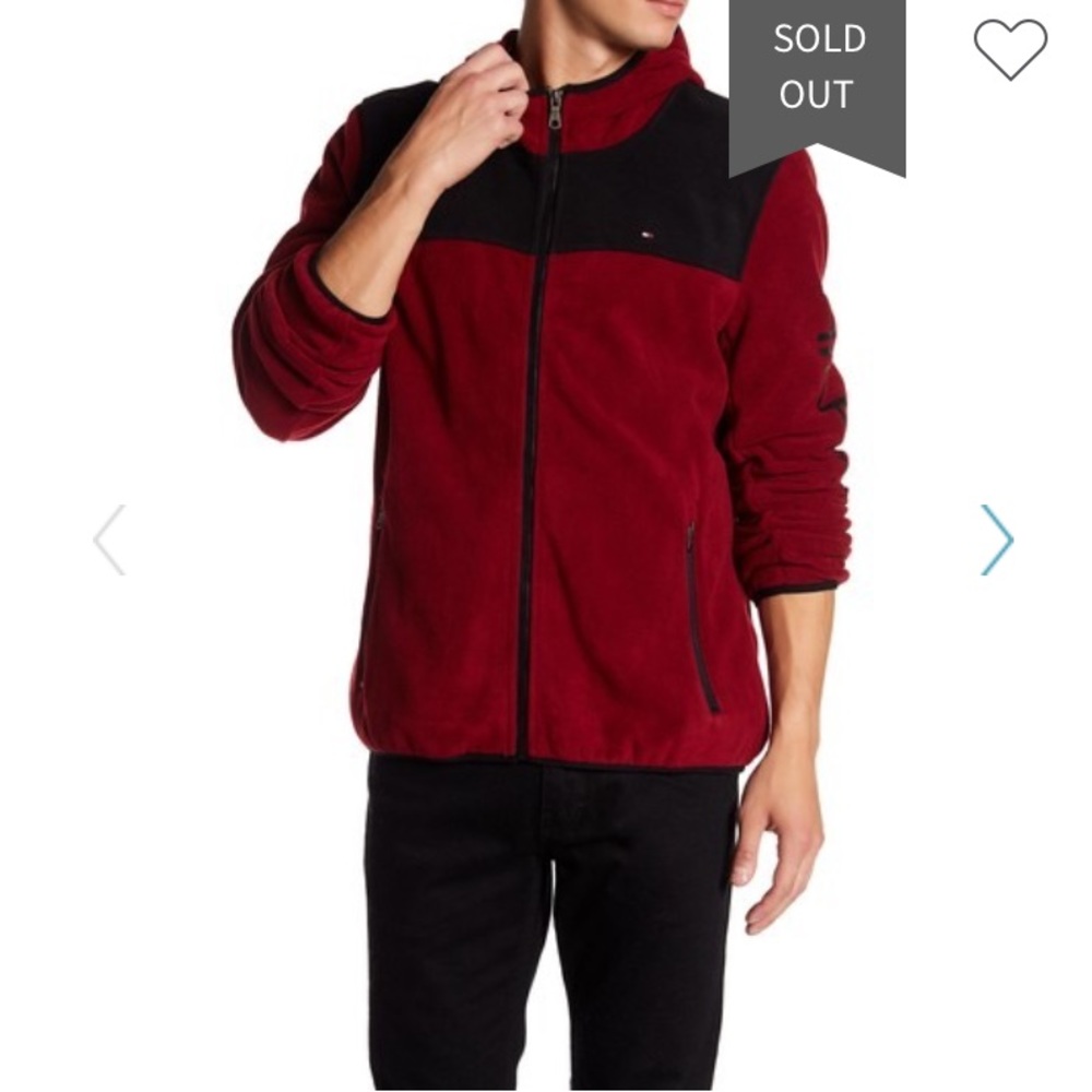 Tommy Hilfiger Logo Sleeve Fleece Hoodie